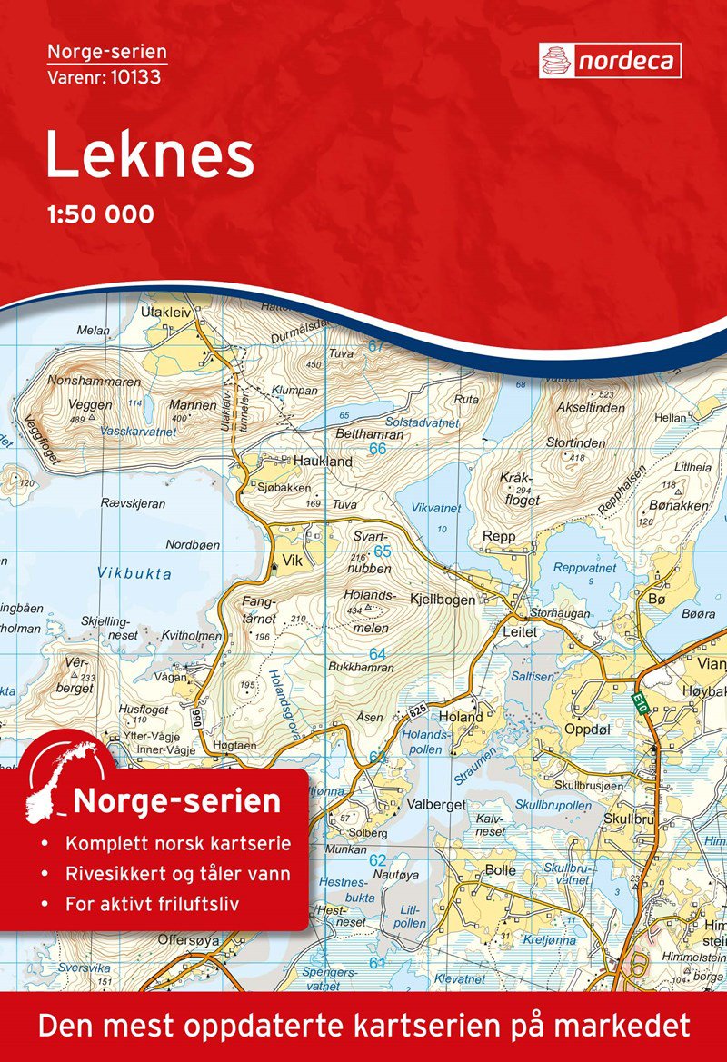 Bilde av Kart Norge-serien 1:50 000kartblad: 10133