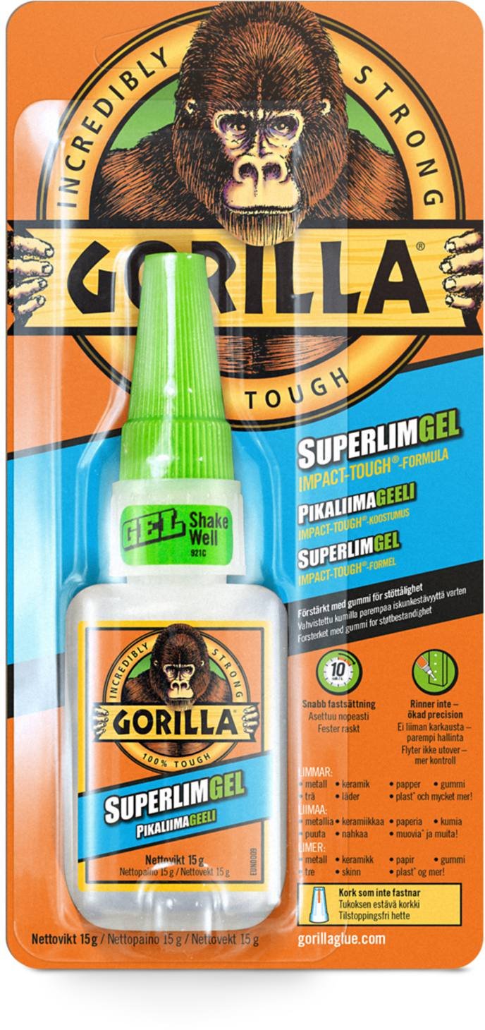 Gorilla Super Glue Gel 15g