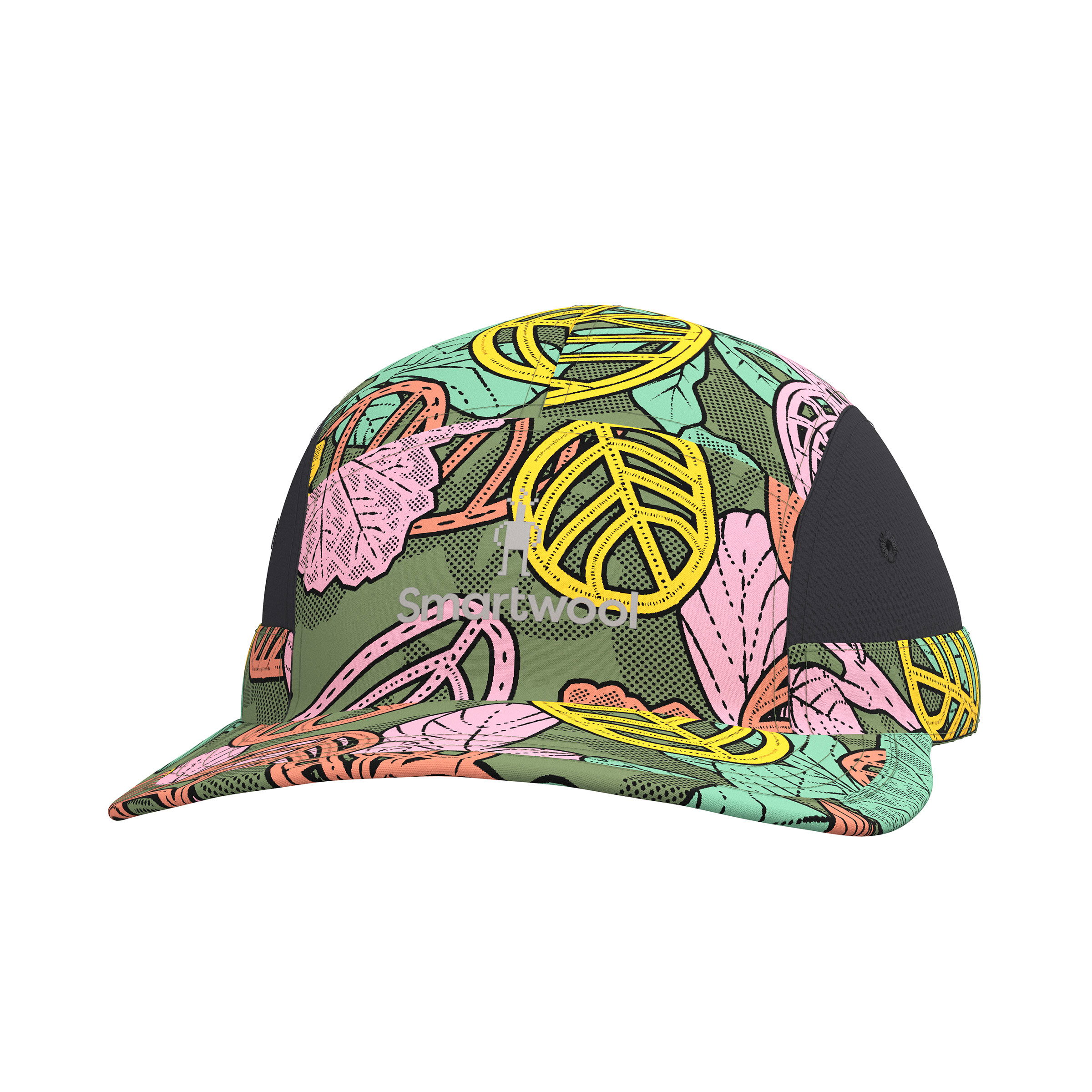 Smartwool Hike 5 Panel Hat fern green aloha forest onesize