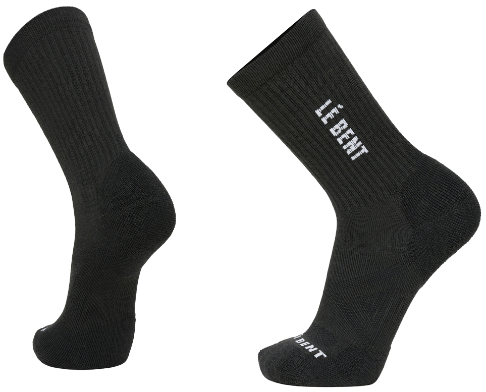 LeBent Targeted 3/4 Crew Ribbed black M