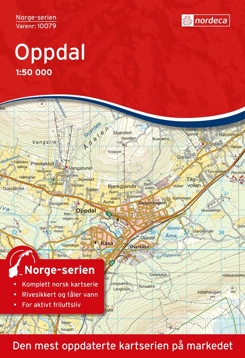 Kart Norge-serien 1:50 000