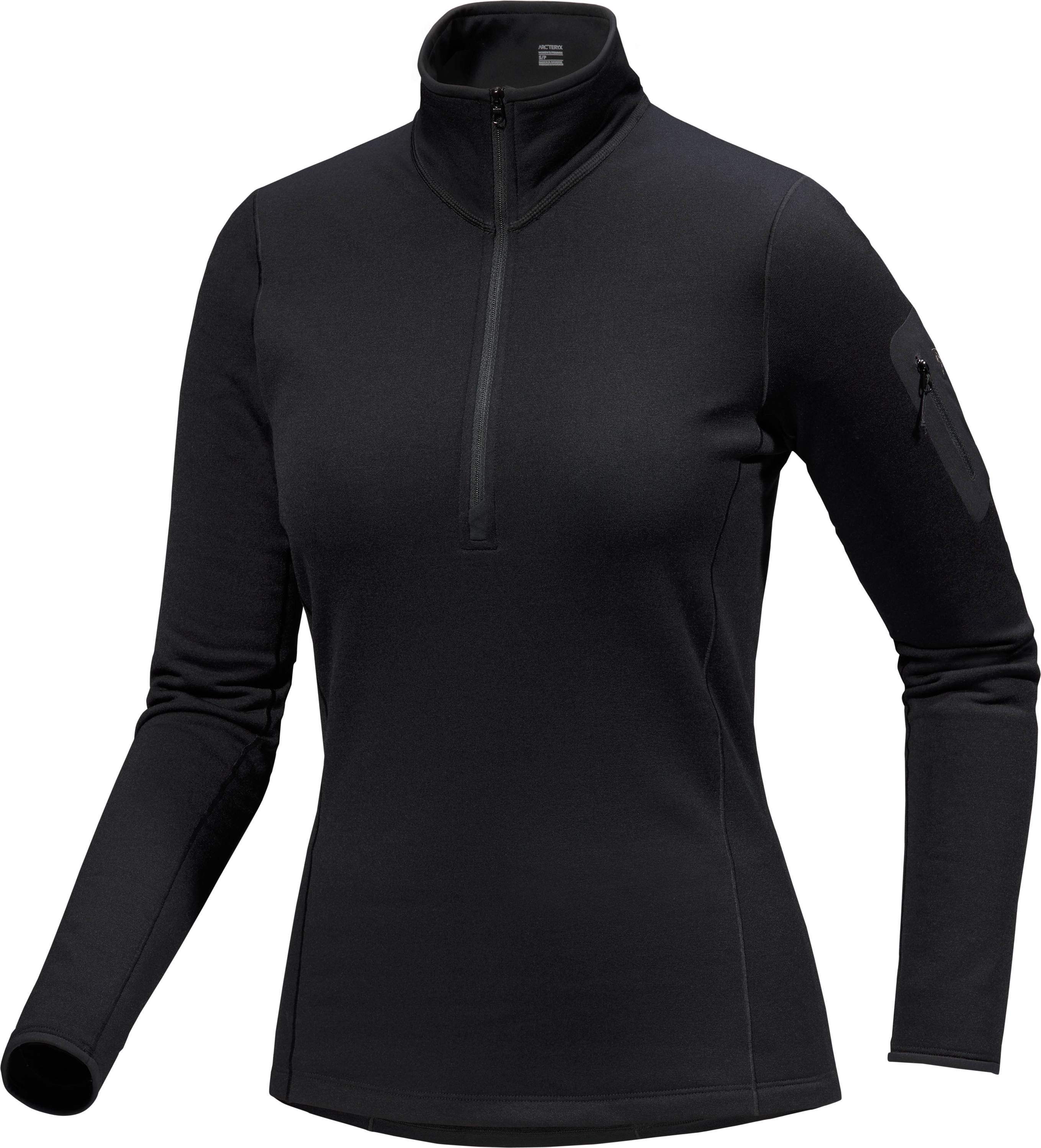 Arc'teryx Kyanite Baselayer Zip Neck W's black L