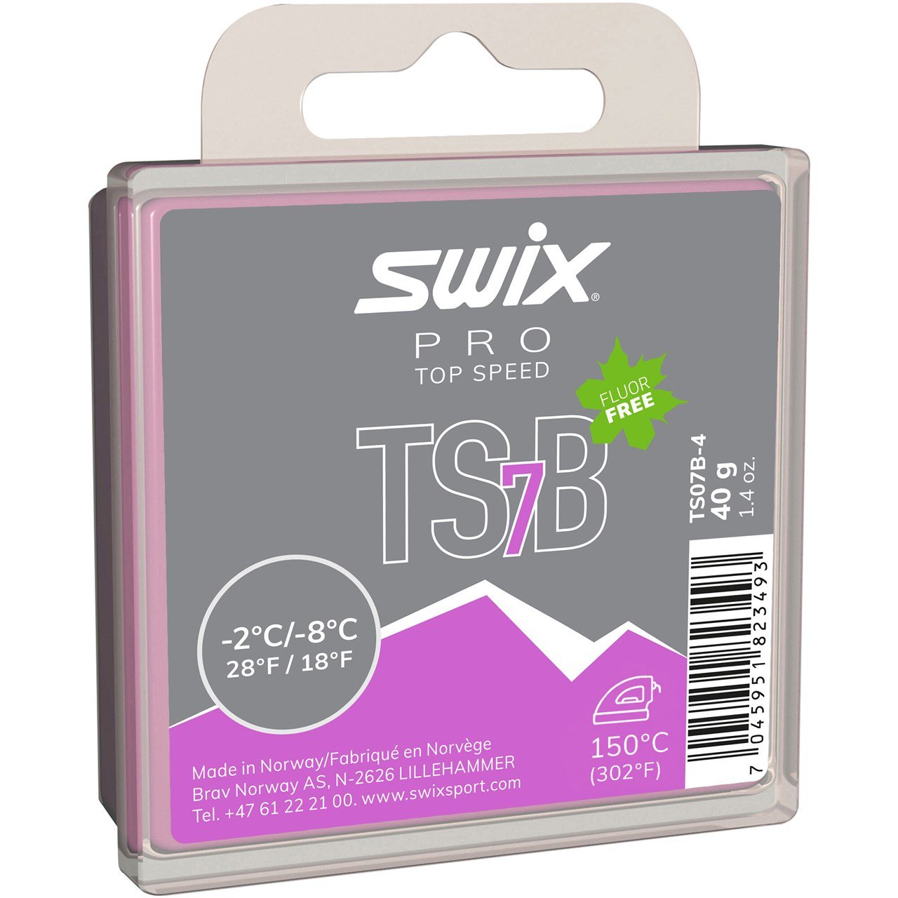 Swix TS7 Black -2°C/-8°C 40g