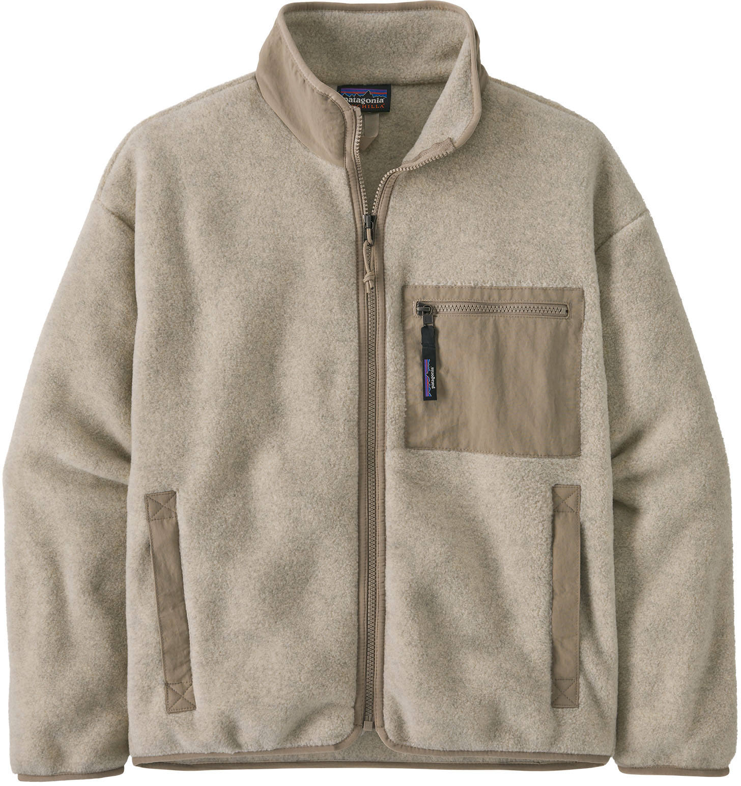 Patagonia Synchilla Fleece Jacket W's oatmeal heather w/seabird grey L