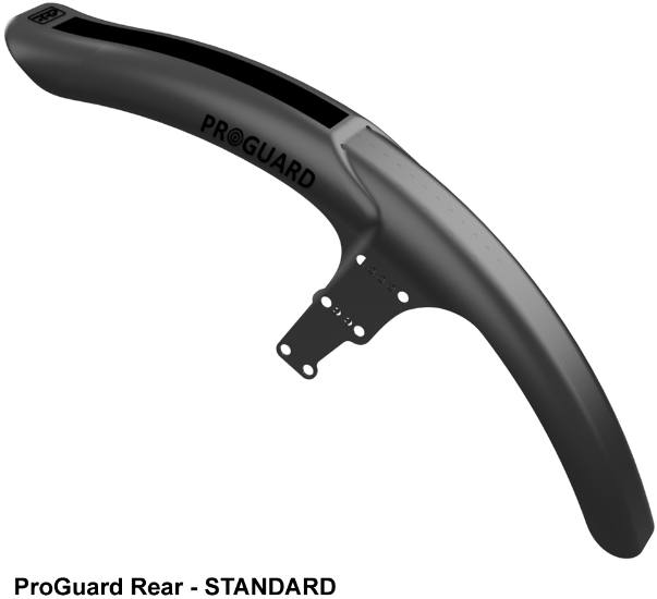 RRP ProGuard Rear STD Bakskjerm Sort