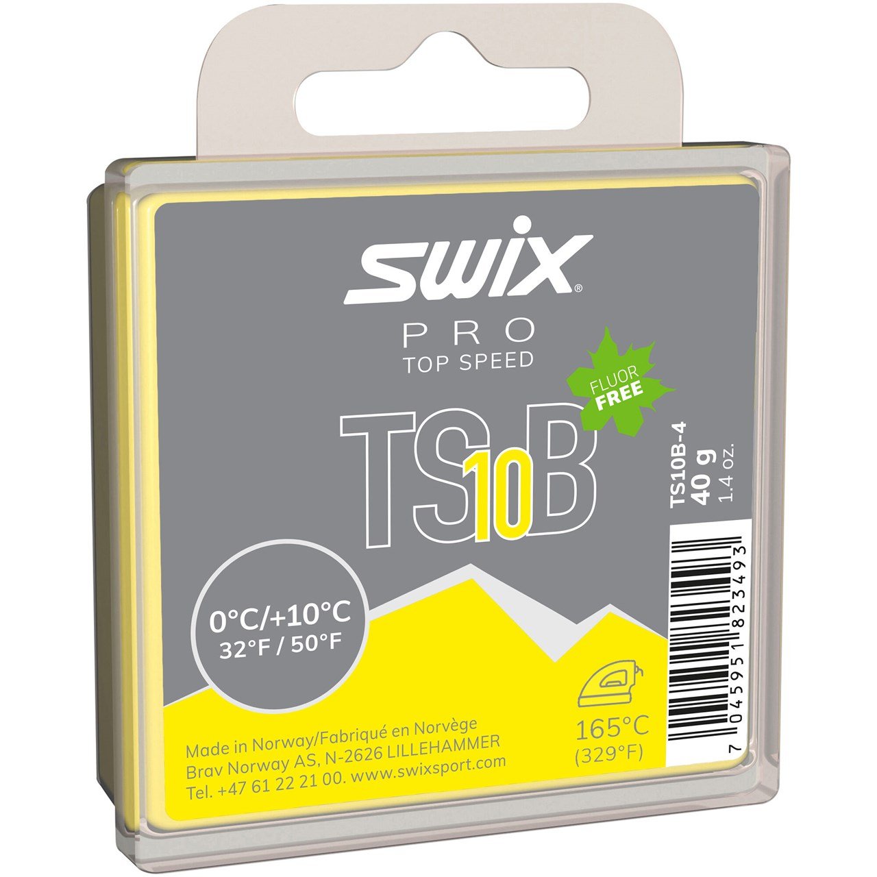 Swix TS10 Black 0°C/+10°C 40g
