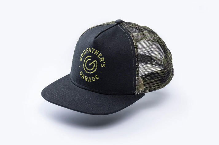 Godfathers Garage Hat green camo
