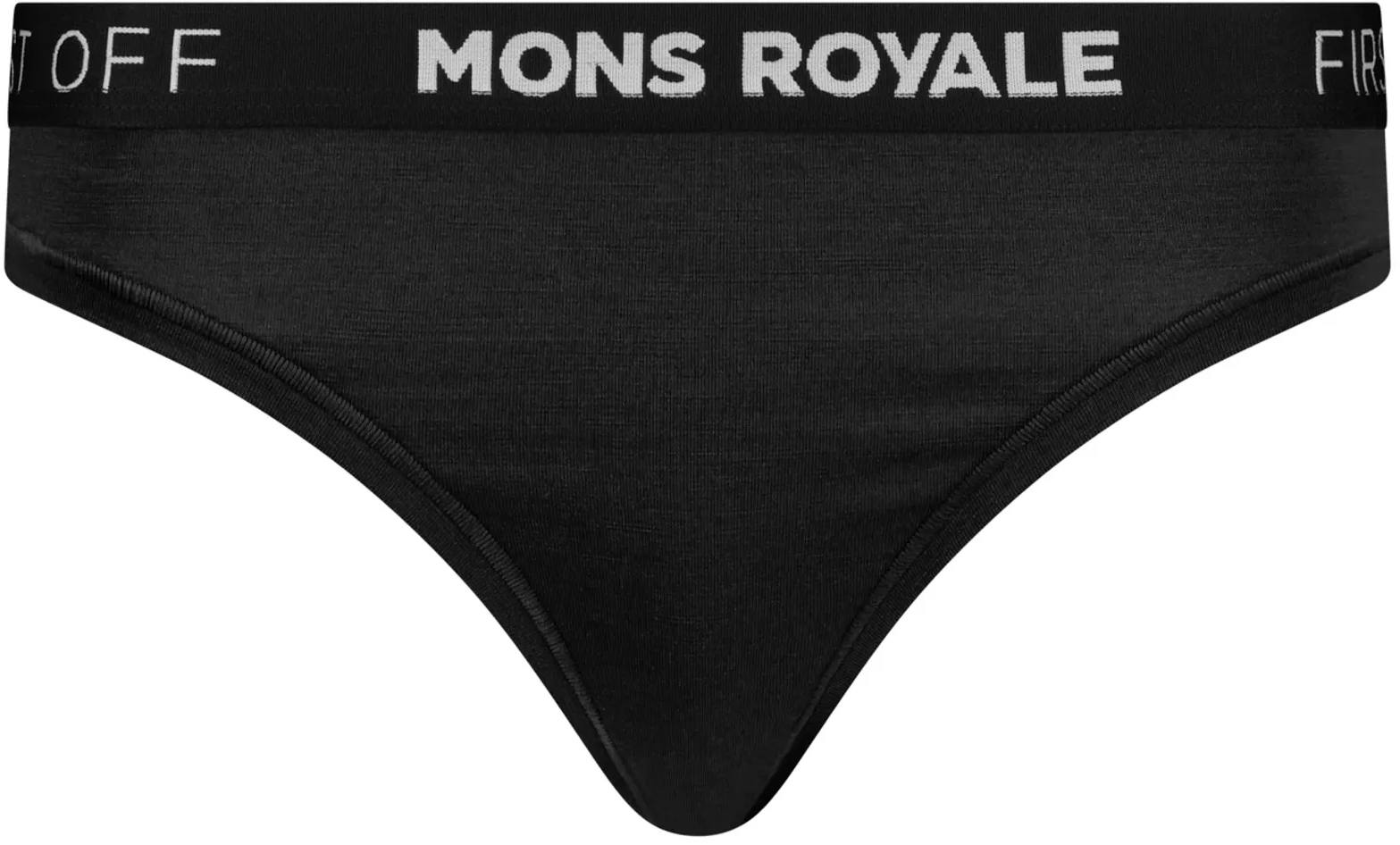 Mons Royale Stratos Merino Thong black XS