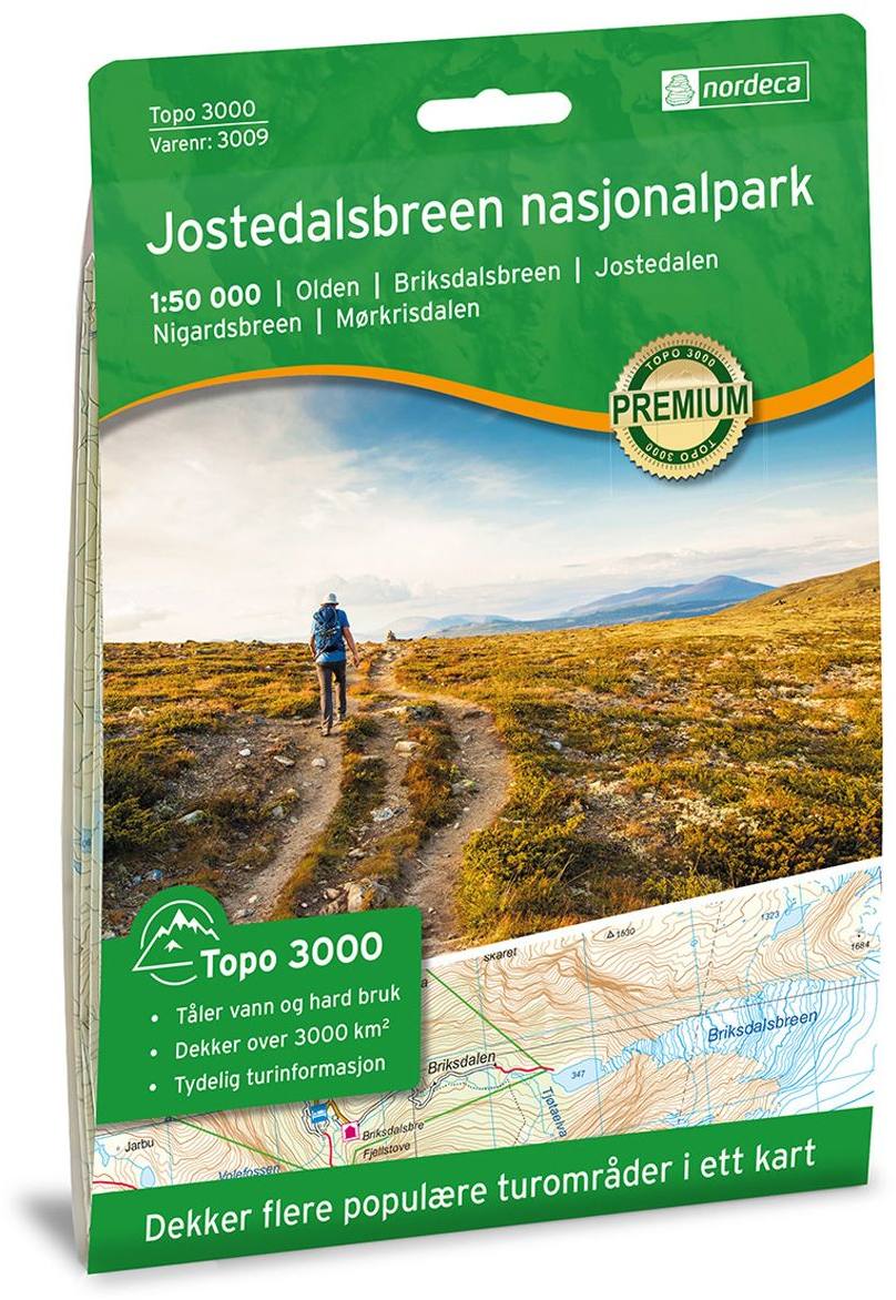 Topo 3000 Turkart 1:50 000 Kartblad 3009