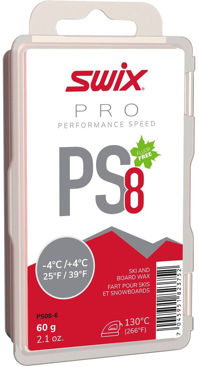 Swix PS8 Red -4°C/+4°C 60g