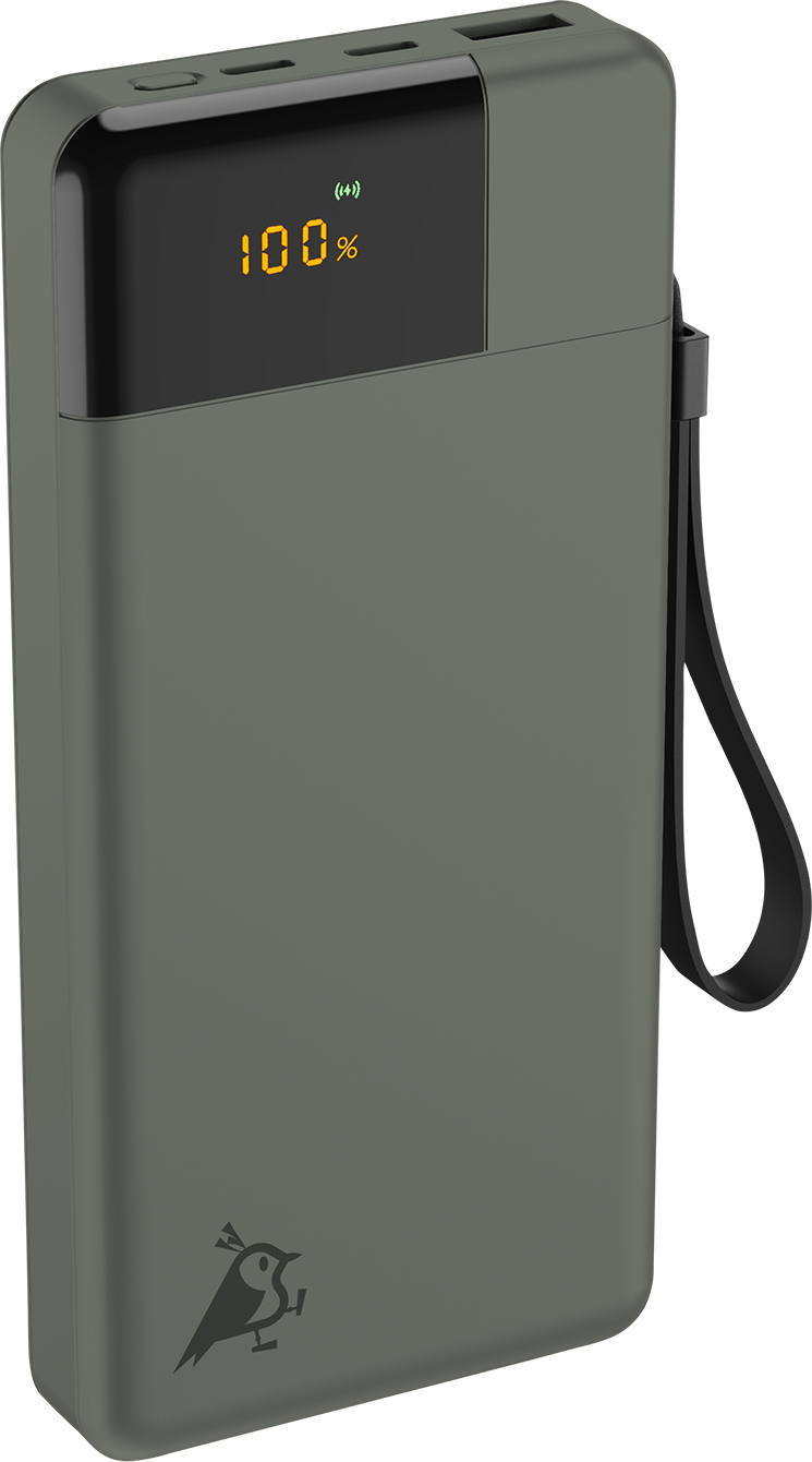 Aqiila Aqiila Powerbird B20+M Powerbank 20000mAh 65W Moss 406025 Tilsvarer: N/A