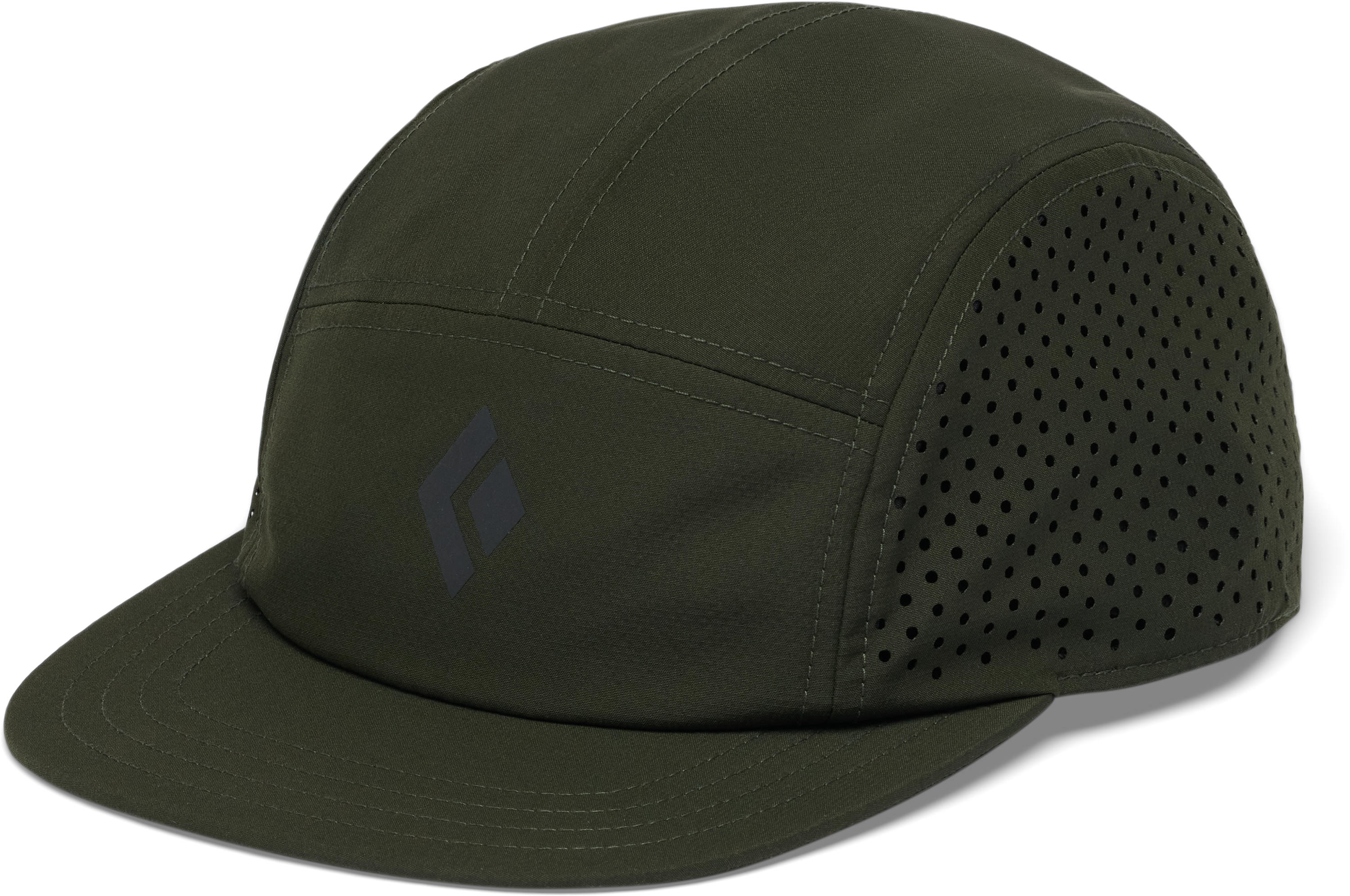 Black Diamond 5-Panel Cap dark moss-anthracite icon logo