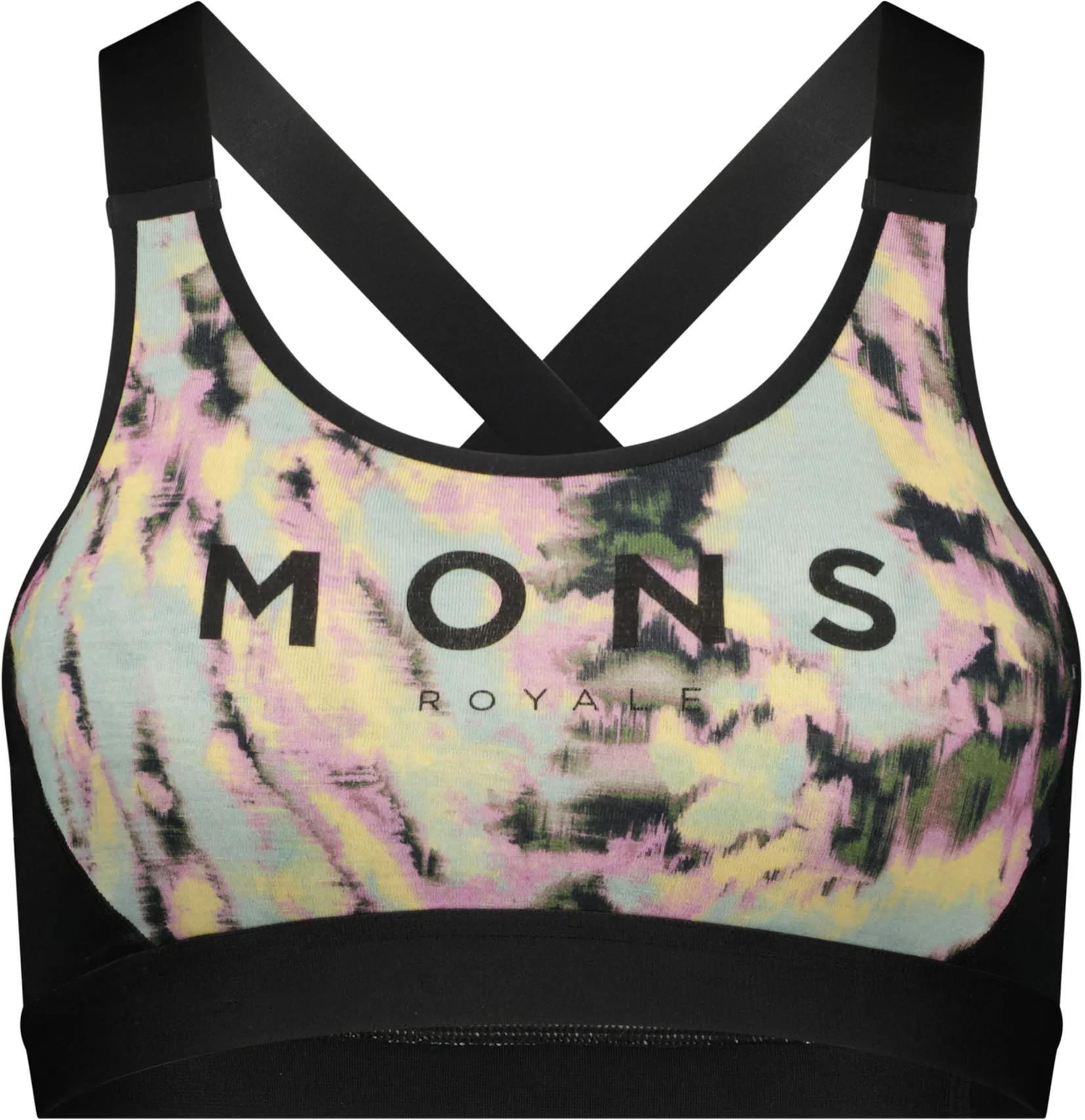 Mons Royale Stella X-Back Bra rad things/black S