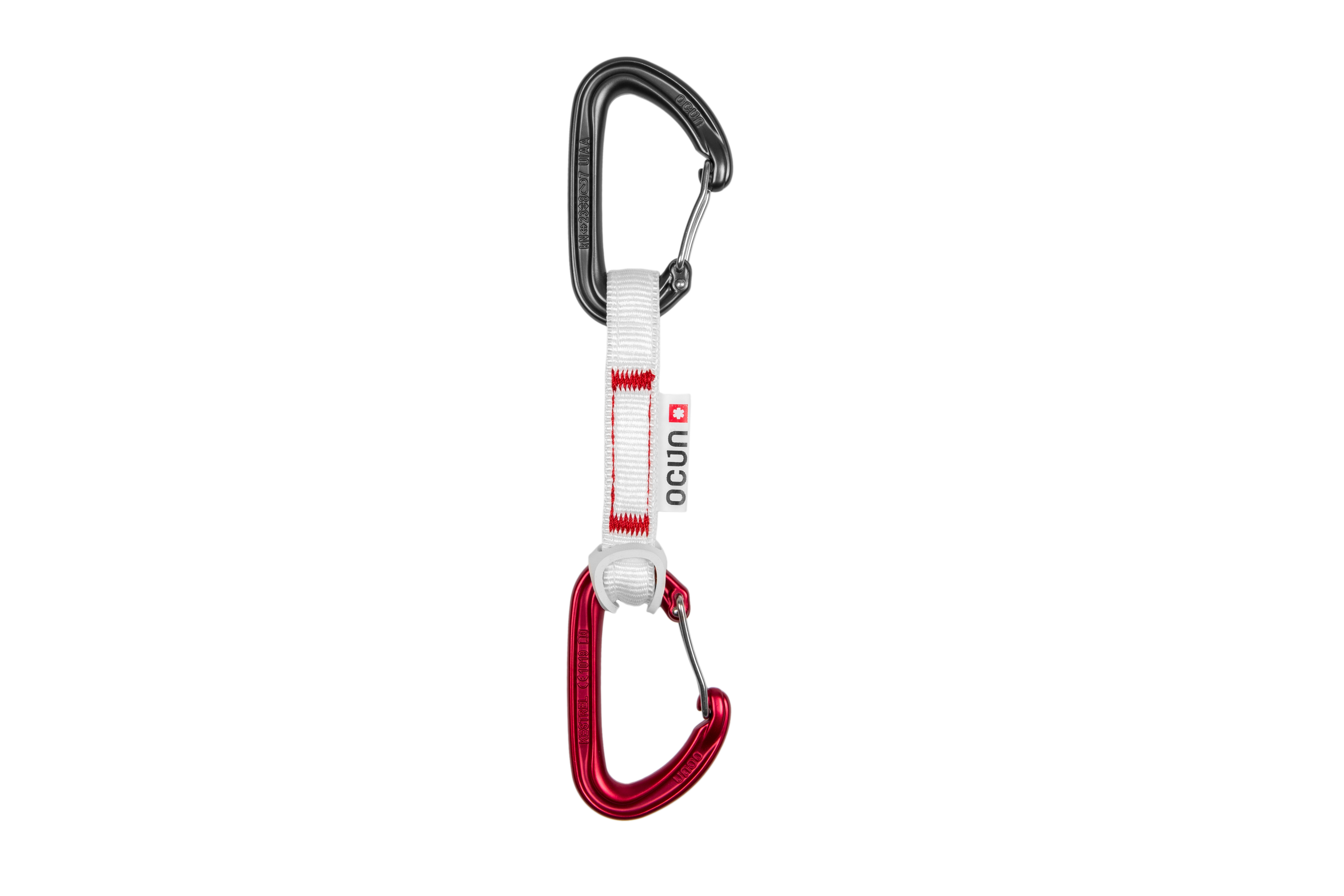 Ocun Kestrel QD Bio-DYN-ring 15mm, 6-pk 20cm orange