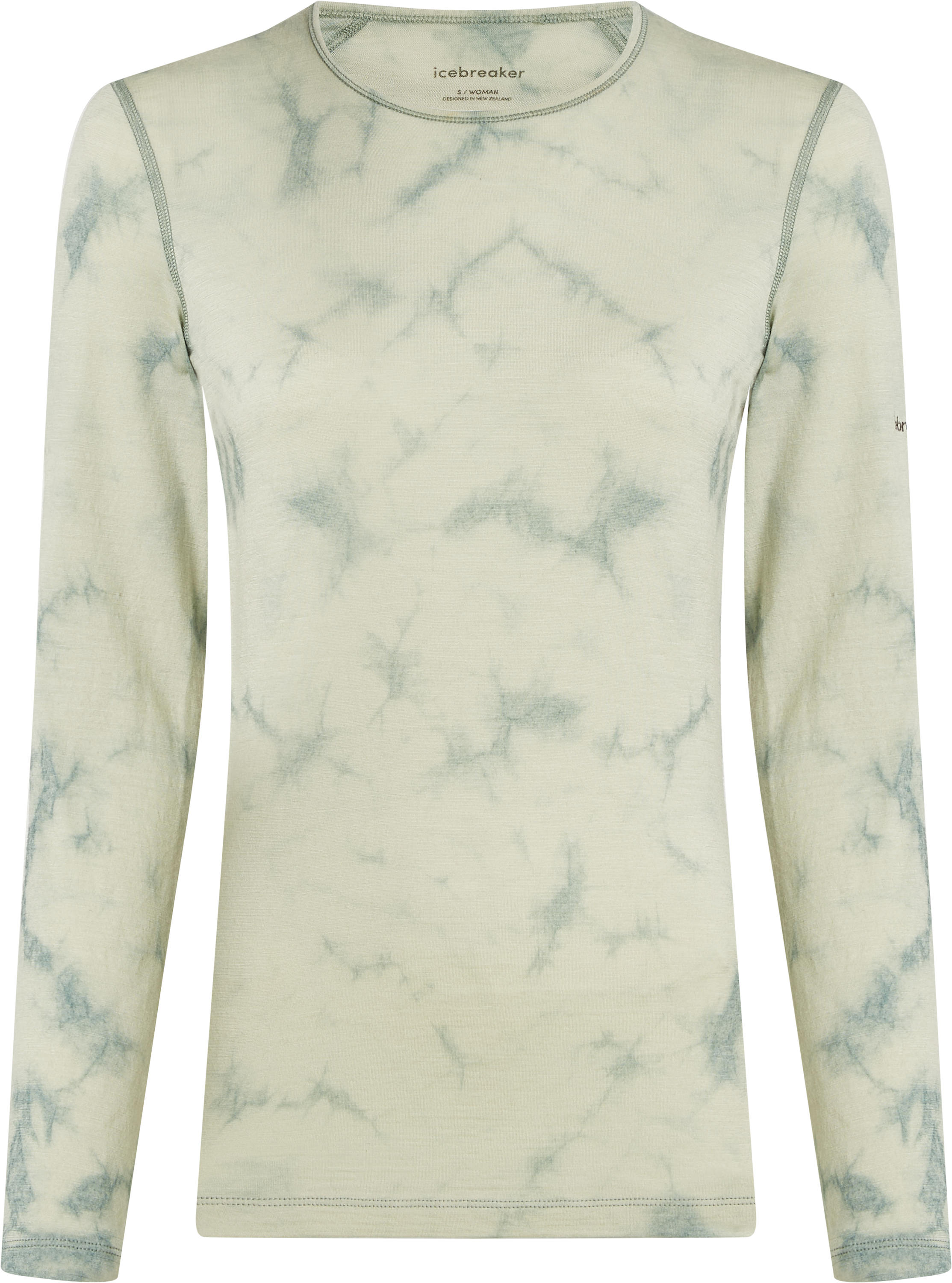 Icebreaker 200 Oasis LS Crewe W's ashen/moss/td L