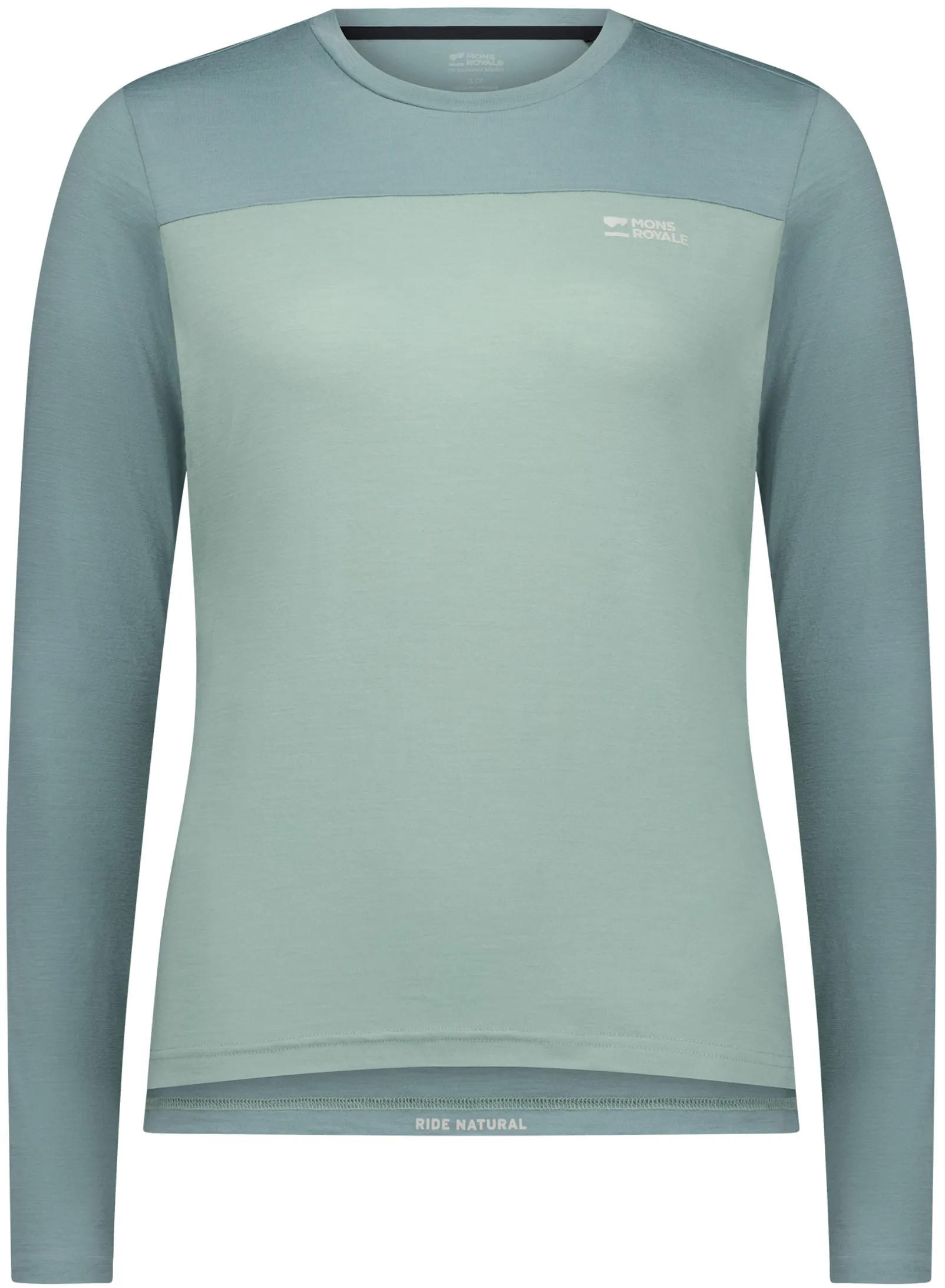 Mons Royale Diversion Mer. LS Jersey W's dew/desert sage L